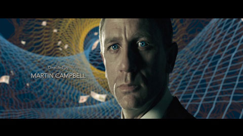 An image from the title seqence of Casino Royale.