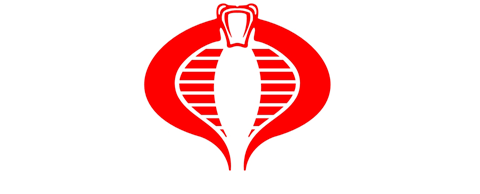 The Cobra logo from the TV show G.I. Joe