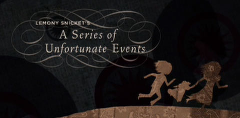 A cropped image from the credit sequence, featuring the title of the film and the children's silhouettes.