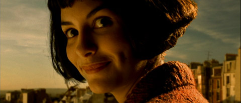 Am&eacute;lie Poulain on a rooftop in Paris.