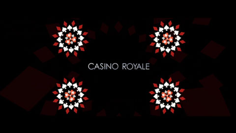 An image from the title seqence of Casino Royale.