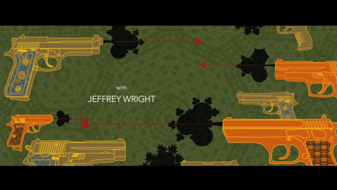 An image from the title seqence of Casino Royale.