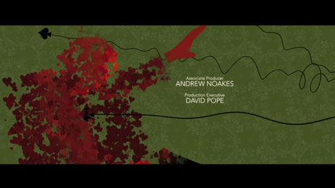 An image from the title seqence of Casino Royale.