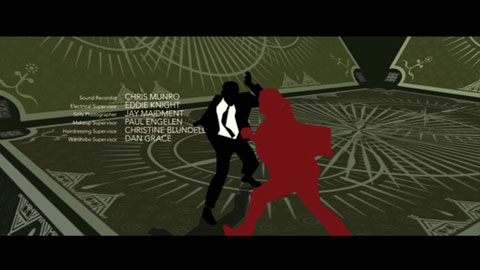 An image from the title seqence of Casino Royale.