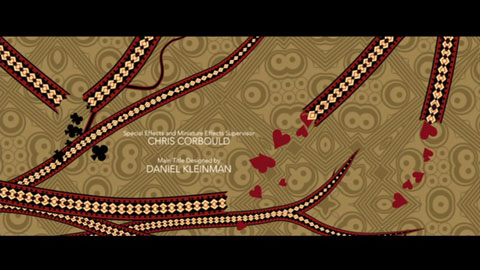 An image from the title seqence of Casino Royale.