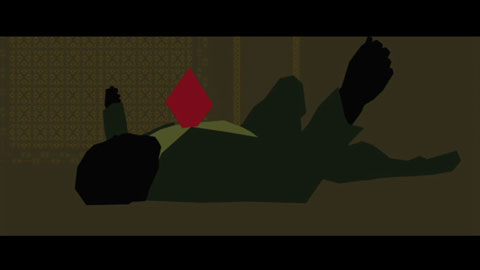 An image from the title seqence of Casino Royale.