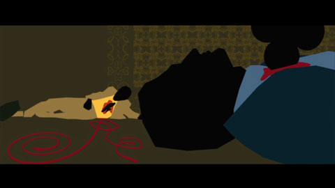 An image from the title seqence of Casino Royale.