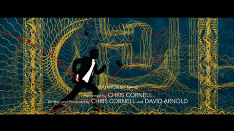 An image from the title seqence of Casino Royale.