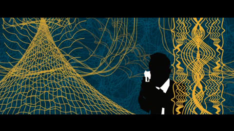 An image from the title seqence of Casino Royale.