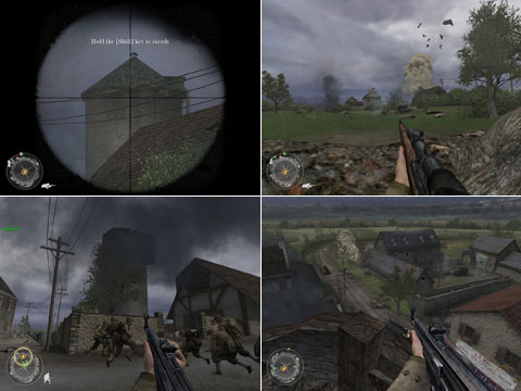 Four panels from the mission titled 'The Silo'.