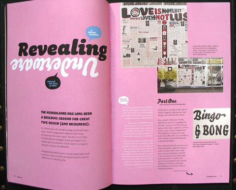 Font article, &rsquo;Revealing Underware'.