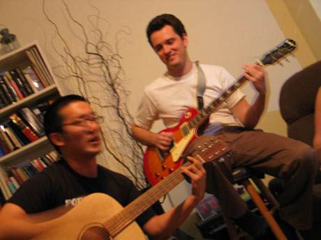 Brian and Jon rock out