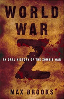 The cover to World War Z, which has a weathered but contemporary look.